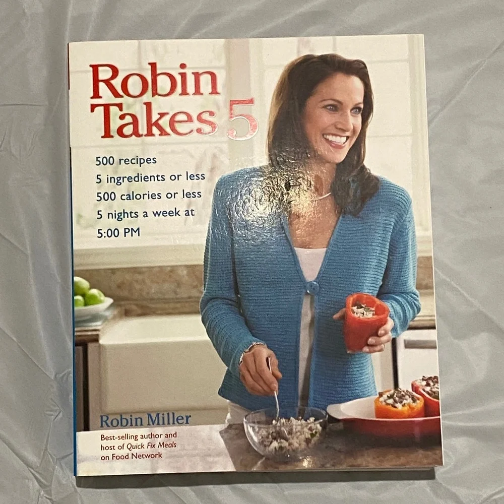 Robin Takes 5 paperback cookbook